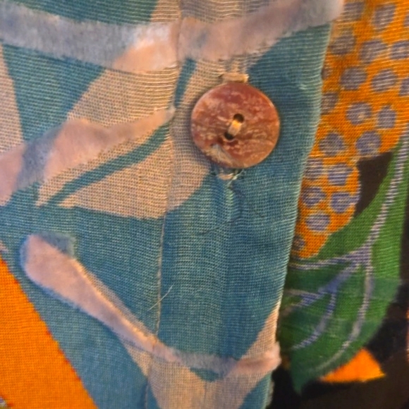 Citron Santa Monica Colorful Floral Silk Top - Picture 5 of 10